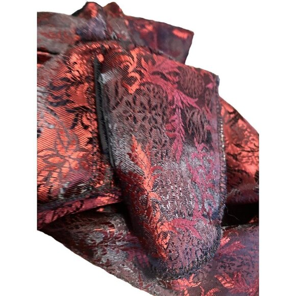 Women's Passports of Pier 1 Vintage Dressy Topper Jacket Red Brocade Small Sexy - Picture 5 of 7